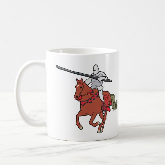 Jousting Knight コーヒーマグカップ (左)