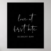 JOVIエギーモダンブラックデザートバーポスター ポスター (正面)