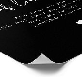 JOVIエギー黒い世代の愛結婚のサイン ポスター (角)