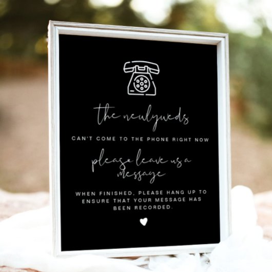 JOVIエギー黒い電モダン話予約の看板 ポスター