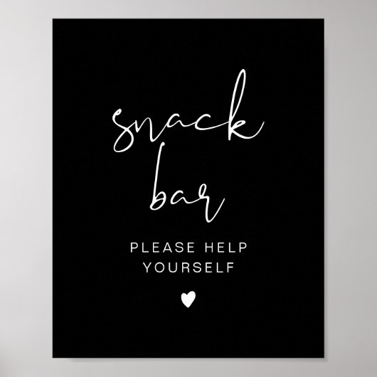 JOVIエギー黒スナックモダンバーポスター ポスター (正面)