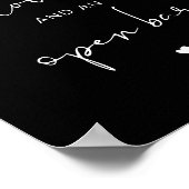 JOVIブラックあなたが必要とするすべての愛とオープンバー ポスター (角)