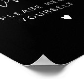 JOVIブラックエディモダンドリンクバーポスター ポスター (角)