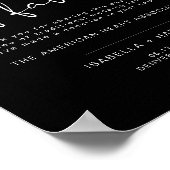 JOVI ブラック エッジ お礼の品に代えて ウェディング ポスター (角)