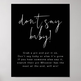 JOVI モダン エッジー ブラック Don't Say Baby サイン