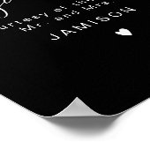 JOVI Edgy Blackのシガーモダンバーポスター ポスター (角)