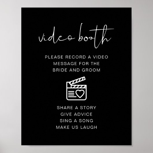 JOVI Edgy Blackのビデ結婚オブースサイン ポスター (正面)