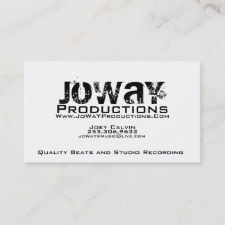JoWaYの生産の名刺 名刺