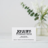 JoWaYの生産の名刺 名刺 (スタンド正面)