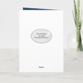 JOYと鳩と星型クリスマスツリー シーズンカード (裏面)