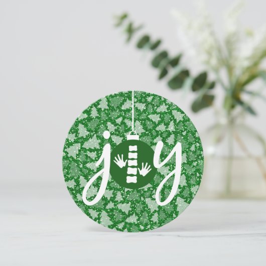 JOYカイロプラクティックフラットホリデークリスマスカード シーズンカード (スタンド正面)