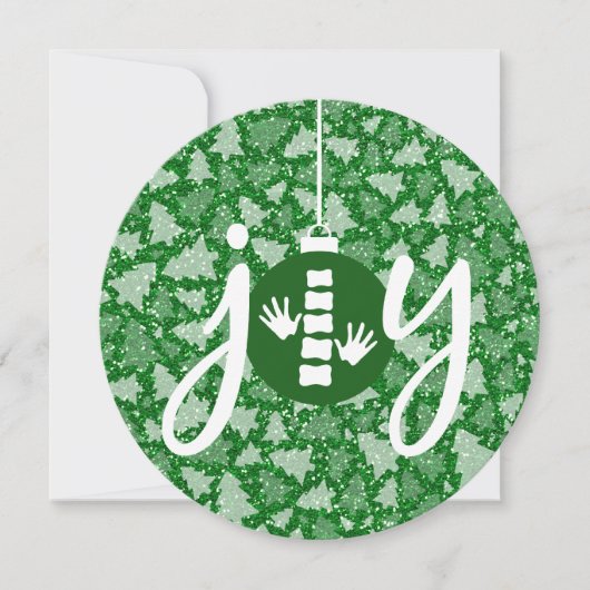 JOYカイロプラクティックフラットホリデークリスマスカード シーズンカード (正面)