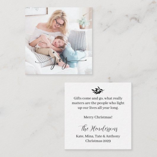 JOYクラシッククリスマスBUDGETノートカード ノートカード (正面/裏面)