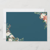 JOYクリスマスフローラリース2枚コラージュ シーズンカード (裏面)