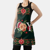 JOYクリスマスフローラ縁ど エプロン (インサイチュ)