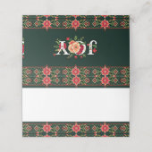 JOYクリスマスフローラ縁ど プレイスカード (外部開封)