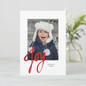 JOYクリスマスホリデーフォトフラットカード シーズンカード (スタンド正面)