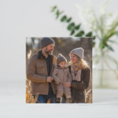 JOYクリスマスリースハンドドローカスタムド写真 シーズンカード (スタンド正面)