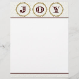 JOYクリスマスレター紙/クリスマス文房具