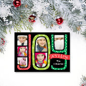 JOYコラージュのクリスマスフォトカード手描き シーズンカード