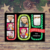 JOYコラージュのクリスマスフォトカード手描き シーズンカード