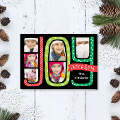 JOYコラージュのクリスマスフォトカード手描き シーズンカード