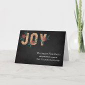 JOYシーズンズグリーティングズ企業のビジネスホリデー カード (正面)