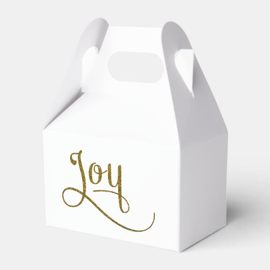 Joyスクリプト金ゴールドグリッター フェイバーボックス (正面サイド)