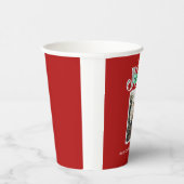 JOYスクリプモダントはっきりしたミニマル写真クリスマス 紙コップ (右)