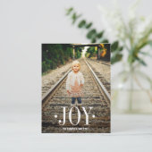 JOYタイポグラフィークリスマスカード シーズンカード (スタンド正面)