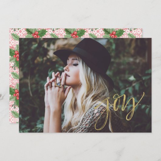 Joyフェイク金ゴールド シーズンカード (正面/裏面)