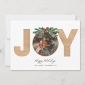 JOYフォト数々のホリデーカード シーズンカード (正面)