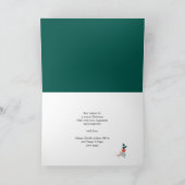 JOYフローラレッドポインセチアPine Boughリース写真 シーズンカード (内部)