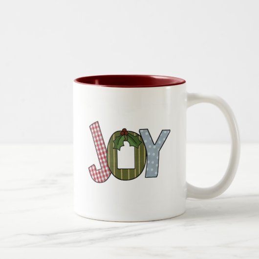 JOYホリデーTシャツとギフト ツートーンマグカップ (右)
