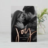 Joyモダンバラ金ゴールド写真 箔シーズンカード (立ち正面)