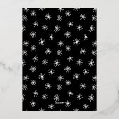 Joyモダンバラ金ゴールド写真 箔シーズンカード (裏面)