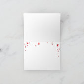 JOY休日モダンあいさつ赤い輝き シーズンカード (内部)