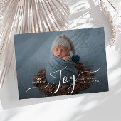 JOY休日モダン生誕発表写真 シーズンカード