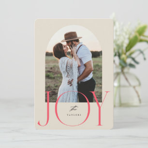 JOY新婚たった今結婚しましたクリスマスカード シーズンカード