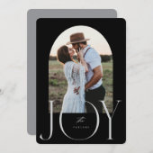 JOY新婚たった今結婚しましたクリスマスカード シーズンカード (正面/裏面)