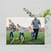 Joy書道台本の写真 箔シーズンカード (立ち正面)