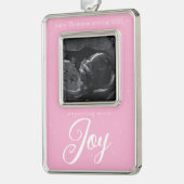 JOY超音波の増加を期待 シルバープレートフレームオーナメント (左)