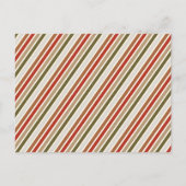 JOY エレガント Boho Merry Christmas Family写真 シーズンポストカード (裏面)