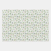 "Joy"クリスマスリース ラッピングペーパーシート (正面3)