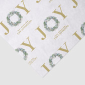 "Joy"クリスマスリース 薄葉紙 (詳細)