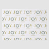 "Joy"クリスマスリース 薄葉紙 (正面)