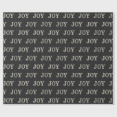 JOY （シルバー） ラッピングペーパー (フラット)