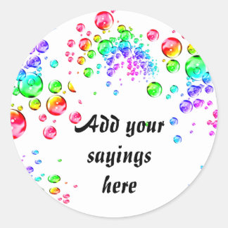 Joy_シールの泡 ラウンドシール