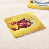 Joy  スクエアペーパーコースター (アングル)