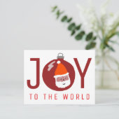 JOY チャーミングなサンタ クリスマス オーナメント クリスマス (スタンド正面)